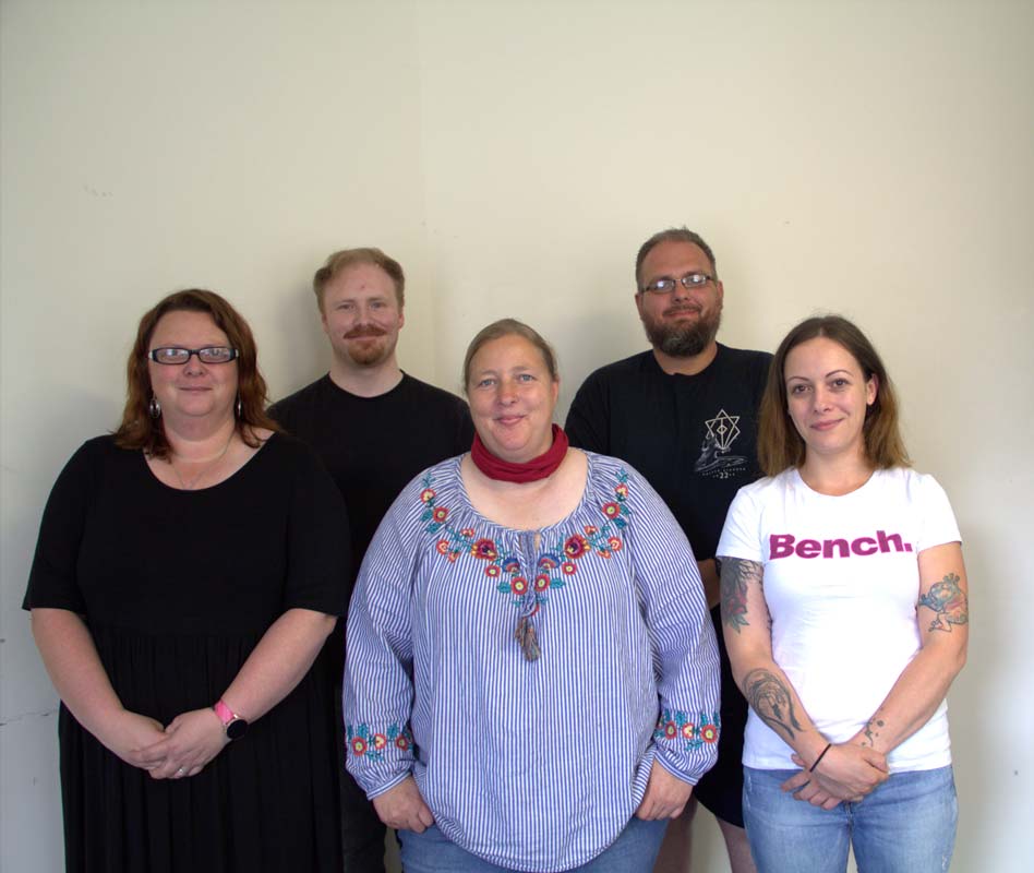 Team photograph from the original St Michael’s Centre website
